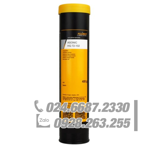 Mỡ bôi trơn nhiệt độ cao Klüber ASONIC HQ 72-102 400g / Klüber ASONIC HQ 72-102 High-temperature lubricating grease 400g