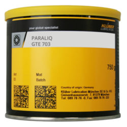 Klüber PARALIQ GTE 703 Mỡ bôi trơn van hộp 750g / Klüber PARALIQ GTE 703 Lubricating grease for valves 750g can