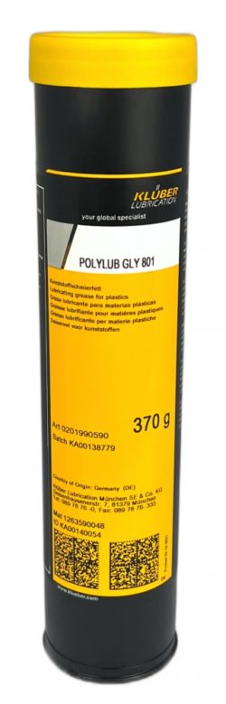 Klüber POLYLUB GLY 801 Mỡ bôi trơn tổng hợp đặc biệt 370g / Klüber POLYLUB GLY 801 Special synthetic lubricating grease 370g