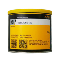 Klüber UNISILKON L 50/2 Mỡ nhiệt độ cao hộp thiếc 750g / Klüber UNISILKON L 50/2 High-temperature grease 750g tin