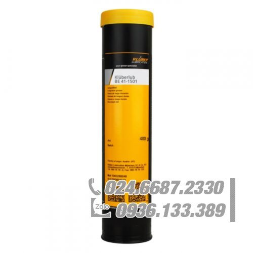 Klüberlub BE 41-1501 Mỡ chịu tải nặng cho cán tốc độ thấp 400g / Klüberlub BE 41-1501 Heavy-duty grease for low-speed rolling 400g