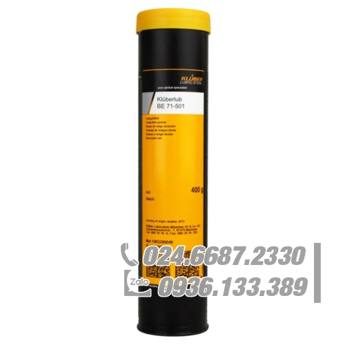 Klüberlub BE 71-501 Chất bôi trơn cho ổ trượt và ổ lăn 400g / Klüberlub BE 71-501 Lubricant for sliding and roller bearings 400g