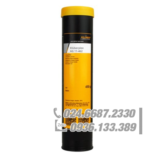 Klüberplex AG 11-462 Chất bôi trơn vận hành và mồi hộp mực 450g / Klüberplex AG 11-462 Operating and priming lubricant 450g cartridge