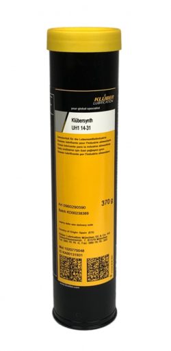 Klübersynth UH1 14-31 Mỡ bôi trơn ngành thực phẩm 370g / Klübersynth UH1 14-31 Lubricating grease for food industry 370g