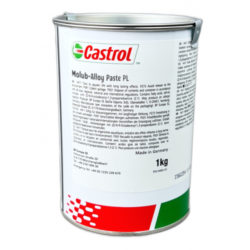 Keo dán hợp kim Castrol Molub-Alloy PL với MoS2 màu đen lon 1kg / Castrol Molub-Alloy Paste PL Assembly paste with MoS2 black 1kg can