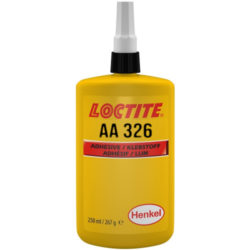 Keo dán kết cấu nam châm Loctite AA 326 màu vàng chai 250ml / Loctite AA 326 Structural adhesive magnet bonder yellow 250ml bottle