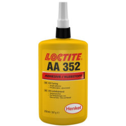 Loctite AA 352 Keo acrylic chữa bệnh nhẹ chai 250ml / Loctite AA 352 Light cure acrylic adhesive 250ml bottle