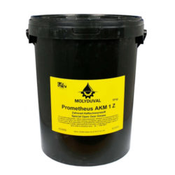 Molyduval Prometheus AKM 1 Z Mỡ bánh răng hở đặc biệt thùng 18kg / Molyduval Prometheus AKM 1 Z Special open gear grease 18kg bucket