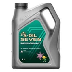 Làm mát động cơ xăng và dầu diesel cũng như ngăn ngừa động cơ bị đóng băng S-OIL 7 SUPER COOLANT 3L . (Mã trước đây là  S-OIL 7 SUPER COOLANT)