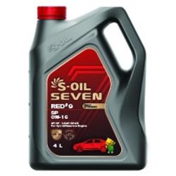 Dầu tổng hợp hoàn toàn cho động cơ Hybrid/Xăng S-OIL 7 RED #9 SP 0W-16