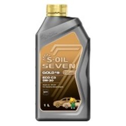 Dầu động cơ xăng/diesel tổng hợp hoàn toàn S-OIL 7 GOLD #9 ECO C3 5W-30 (Mã trước đây là  S-OIL 7 RV C3 5W-30)