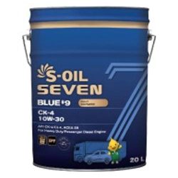 Dầu động cơ diesel hạng nặng tổng hợp hoàn toàn S-OIL 7 BLUE #9 CK-4 10W-30