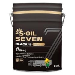 Dầu động cơ diesel hạng nặng tổng hợp hoàn toàn hàng đầu S-OIL 7 BLACK #9 LS 10W-40  (Mã trước đây là  S-OIL 7 BLACK LS 10W-40)