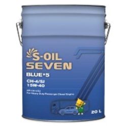 Dầu động cơ diesel S-OIL 7 BLUE #5 CH-4/SJ 15W-40 (Mã trước đây là  DRAGON CH-4/SJ 15W-40)