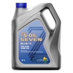 Dầu động cơ diesel S-OIL 7 BLUE #5 CH-4/SJ 20W-40 (Mã trước đây là  DRAGON CH-4/SJ 20W-40)