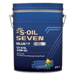 Dầu động cơ Diesel tổng hợp S-OIL 7 BLUE #7 CI-4/SL 20W-50