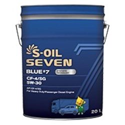 Dầu động cơ diesel tổng hợp S-OIL 7 BLUE #7 CF-4/SG 5W-30 (Mã trước đây là  DRAGON CF-4/SG 5W-30)