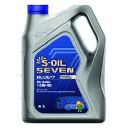 Dầu động cơ diesel tổng hợp S-OIL 7 BLUE #7 CI-4/SL 15W-40 (Mã trước đây là  DRAGON CI-4/SL 15W-40)