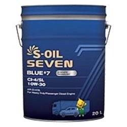 Dầu động cơ diesel tổng hợp S-OIL 7 BLUE #7 CI-4/SL 10W-30 (Mã trước đây là  DRAGON CI-4/SL 10W-30)