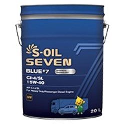 Dầu động cơ diesel tổng hợp S-OIL 7 BLUE #7 CJ-4/SL 15W-40 (Mã trước đây là  DRAGON CJ-4/SL 15W-40)