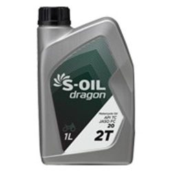 Dầu nhớt xe máy cao cấp S-OIL dragon 2T 20