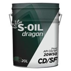 Dầu đa cấp S-OIL dragon CD/SF 20W50 cho động cơ Diesel