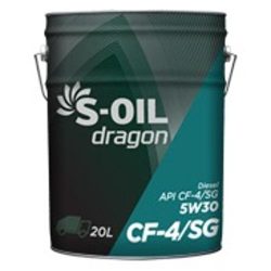 Dầu động cơ diesel tổng hợp S-OIL dragon CF-4/SG 5W30