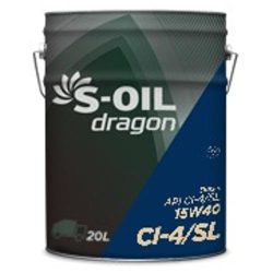 Dầu động cơ diesel chất lượng cao S-OIL dragon CI-4/SL 15W40