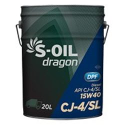 Dầu động cơ diesel tổng hợp S-OIL dragon CJ-4/SL 15W40