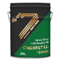 Dầu động cơ CNG tổng hợp hạng nặng hàng đầu S-OIL 7 CNG BEST LL 15W40