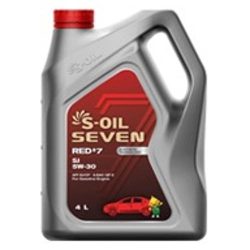 Dầu động cơ xăng chất lượng cao S-OIL 7 RED #7 SJ 5W-30 (Mã trước đây là  DRAGON SJ 5W-30)