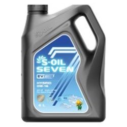 Tổng hợp hoàn toàn cho động cơ Hybrid/Xăng S-OIL 7 EV HYBRID 0W-16