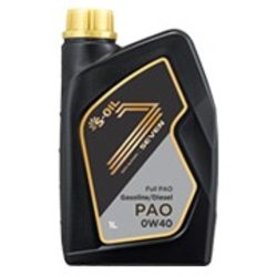 Dầu động cơ xăng/diesel tổng hợp pha trộn S-OIL 7 PAO A3/B4 0W40 PAO