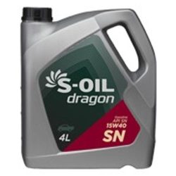 Dầu động cơ xăng và LPG/CNG/LNG chất lượng cao S-OIL dragon SN 15W40