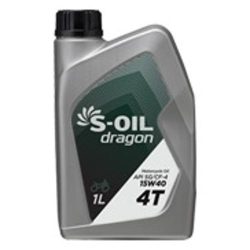 Dầu nhớt xe máy chất lượng cao S-OIL dragon 4T SG 15W40