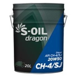 Dầu động cơ diesel S-OIL dragon CH-4/SJ 20W50