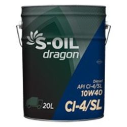 Dầu động cơ diesel tổng hợp S-OIL dragon CI-4/SL 10W40